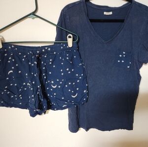 Maurices Navy Starry Pajama Set